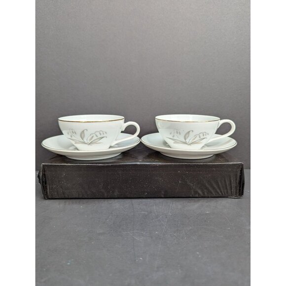 Kaysons Fine China Golden Rhapsody 1961 Cup and Saucer Set Lot of 2 - Picture 1 of 7